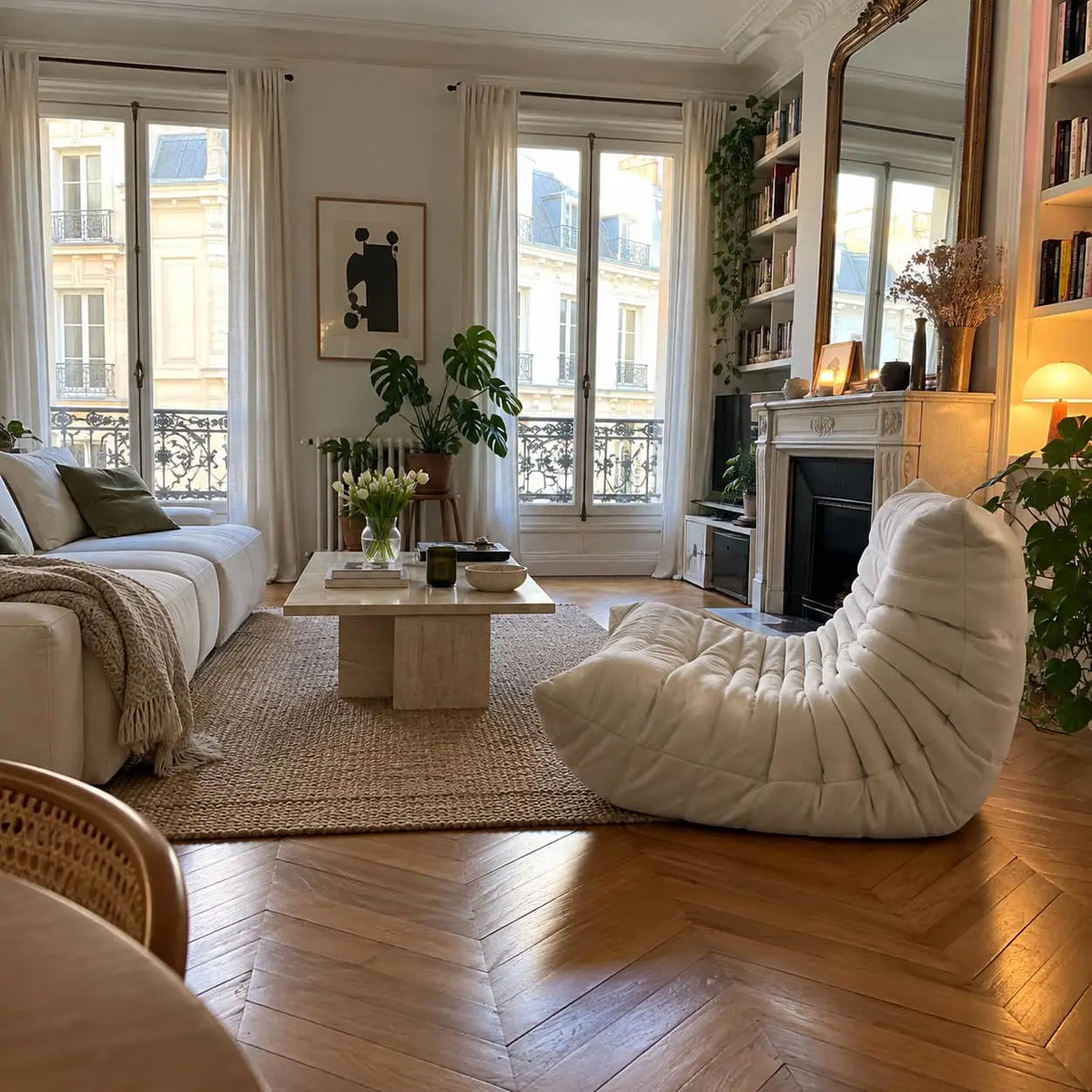 Chauffeuse Maison Velloria dans un intérieur