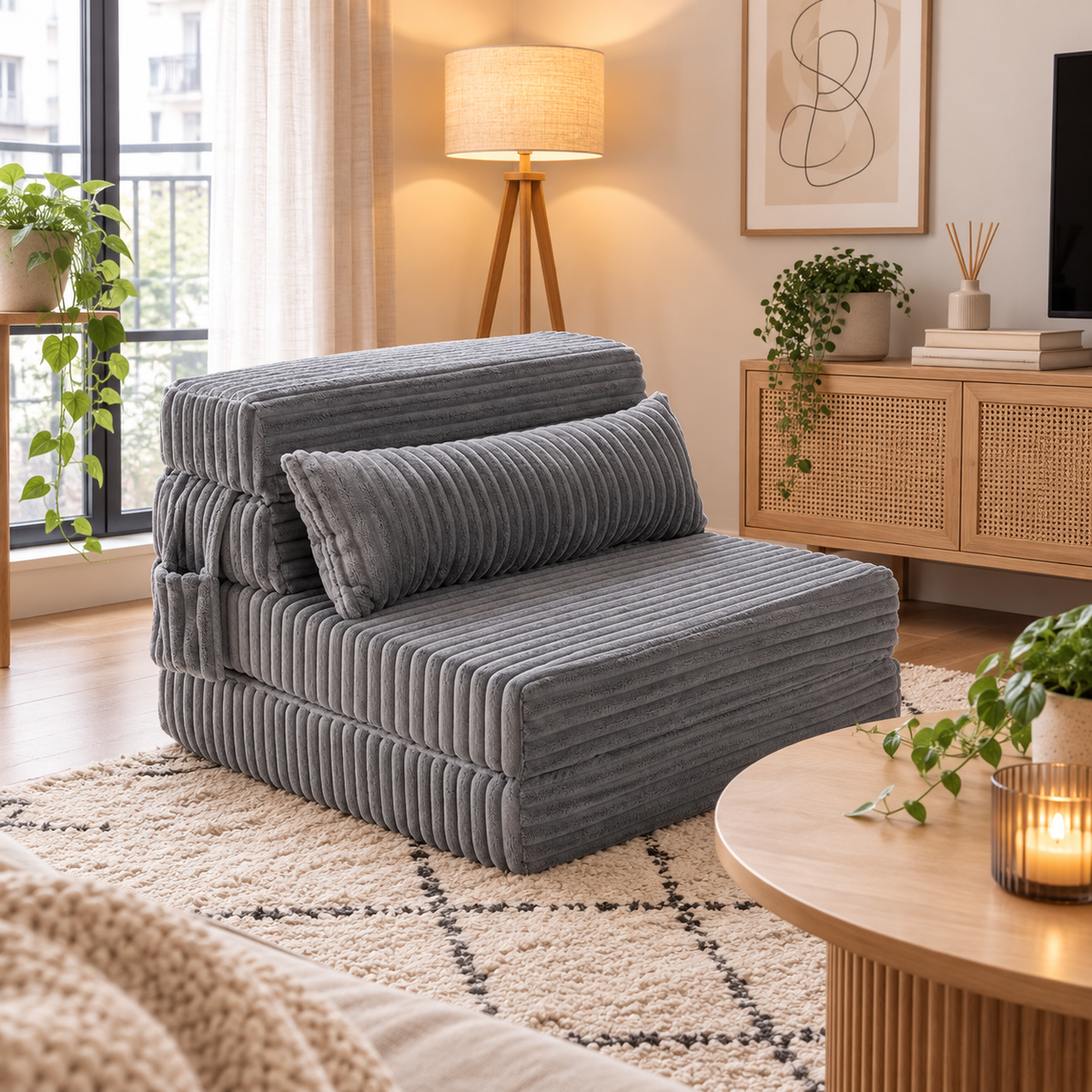 La pièce qu’on remarque en entrant dans le salon