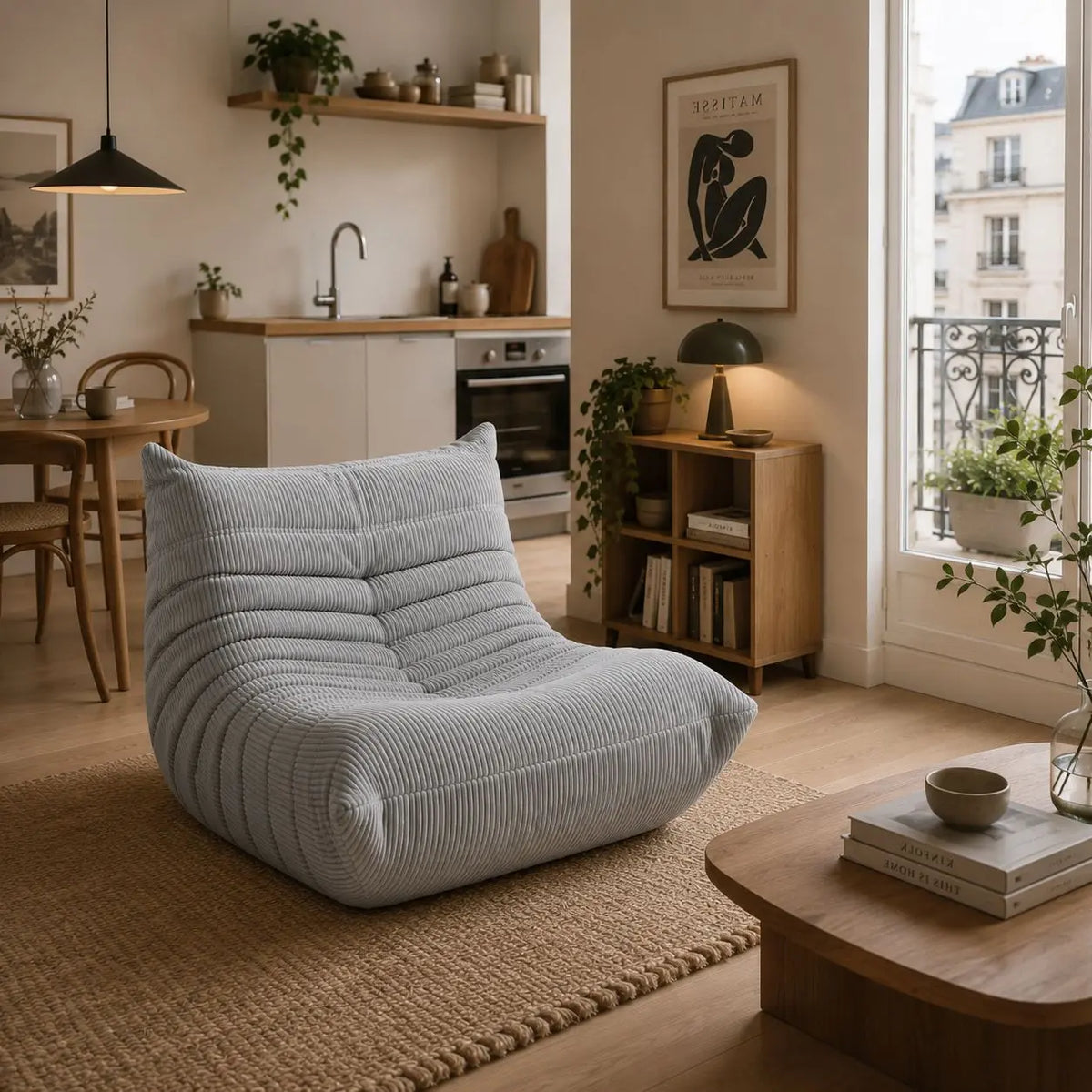 La pièce qu’on remarque en entrant dans le salon