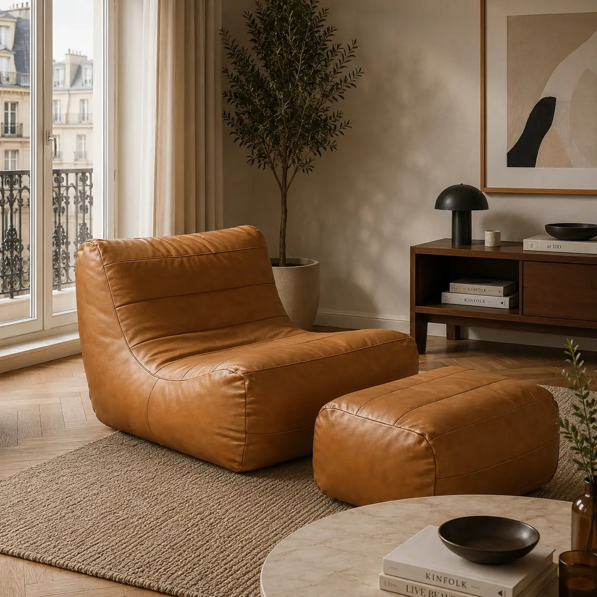 La pièce qu’on remarque en entrant dans le salon