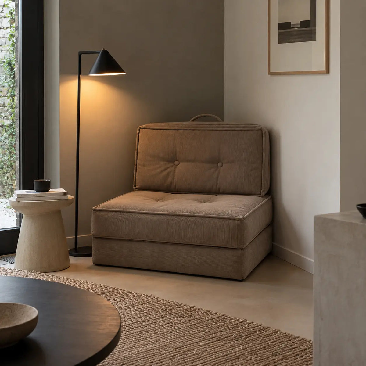 Chauffeuse Maison Velloria dans un intérieur