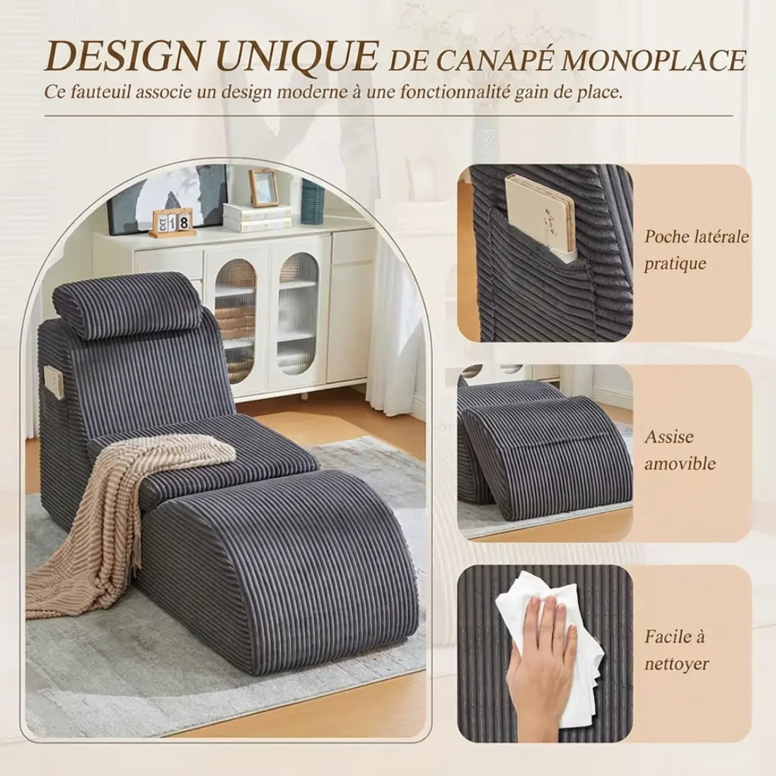NOVA - Chauffeuse 1 Place
