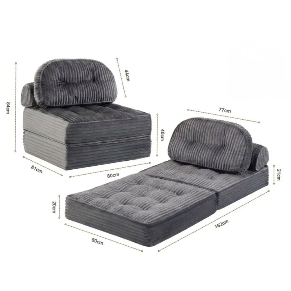 JADE - Chauffeuse 1 Place Convertible Velours