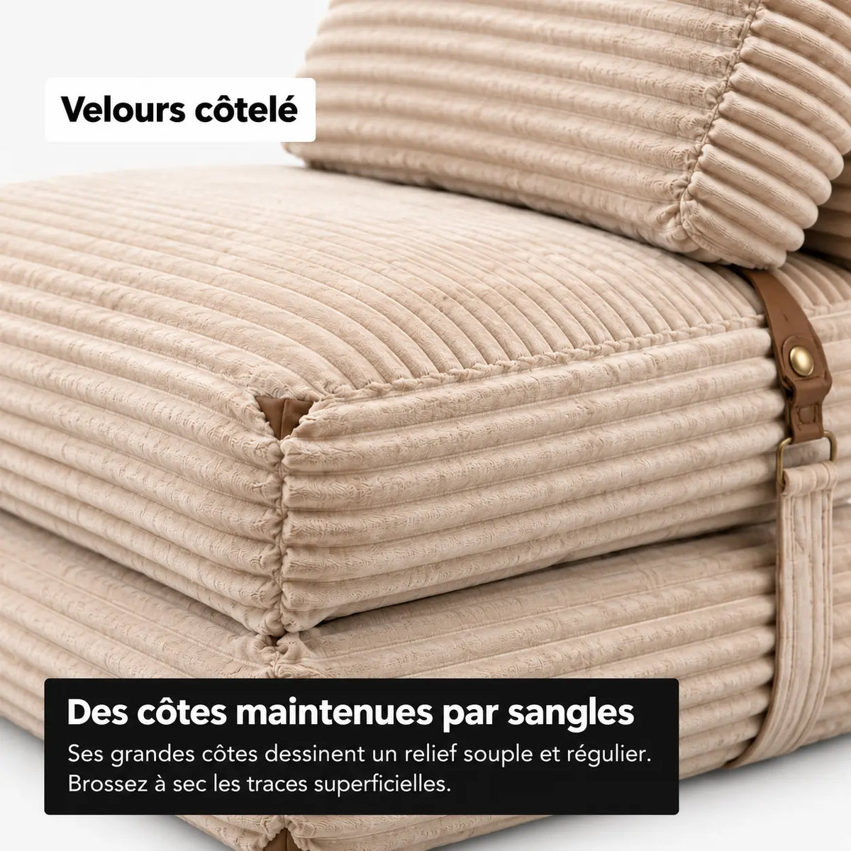 LOEVA - Chauffeuse 1 Place Convertible
