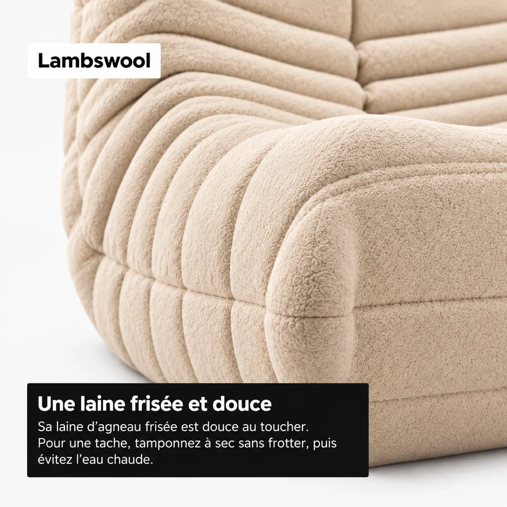 MINA - Chauffeuse 1 Place Lambswool