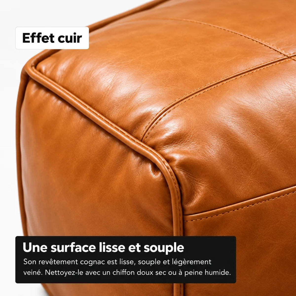 NOLAN - Chauffeuse 1 Place Cuir